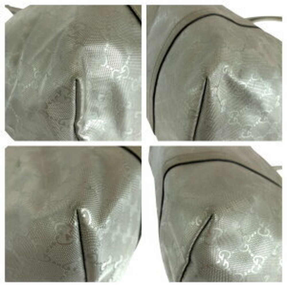 Gucci Silver Shoulder Bag GG Tote Imprime - Picture 3 of 10